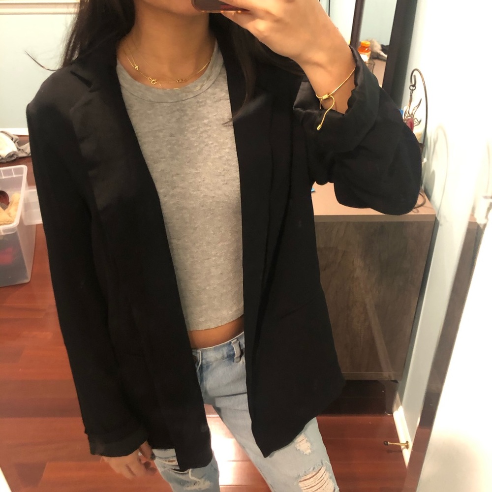 Chiffon Blazer